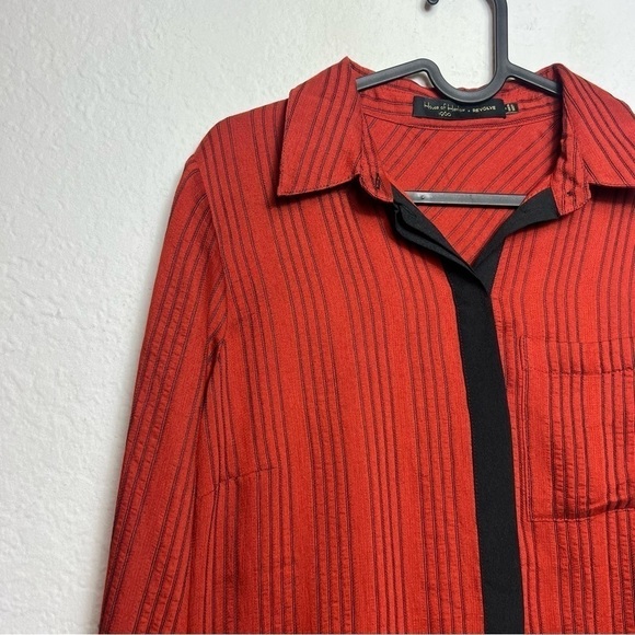 House of Harlow 1960 x REVOLVE Marie Blouse in Spice Red - Picture 9 of 12